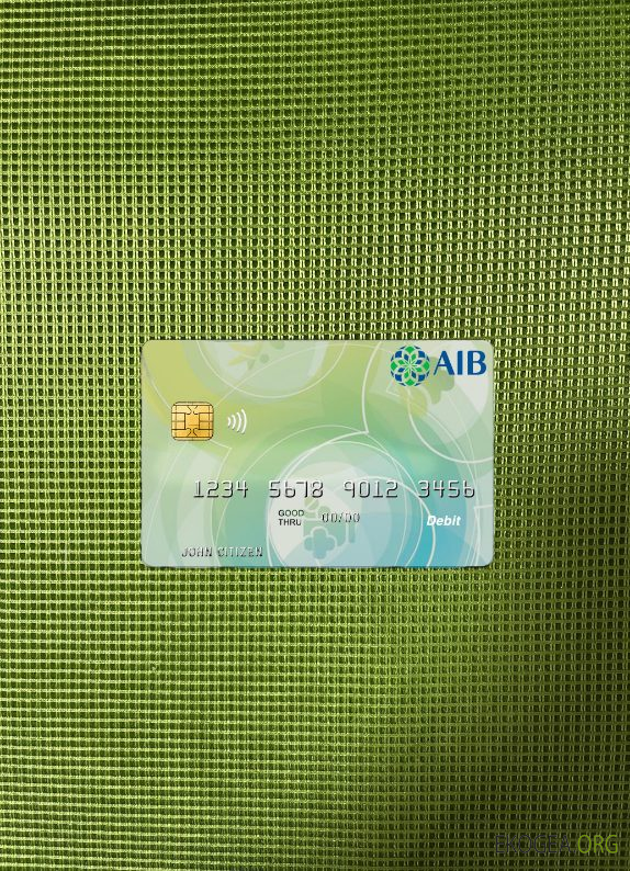 Afghanistan International Bank visa de débit photolook , avant